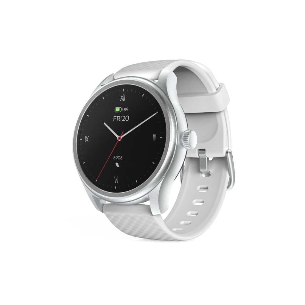 Hama Smartwatch 5010 okrúhle s monitorovaním spánku, vodotesné, 1,38 palca, strieborno-šedé