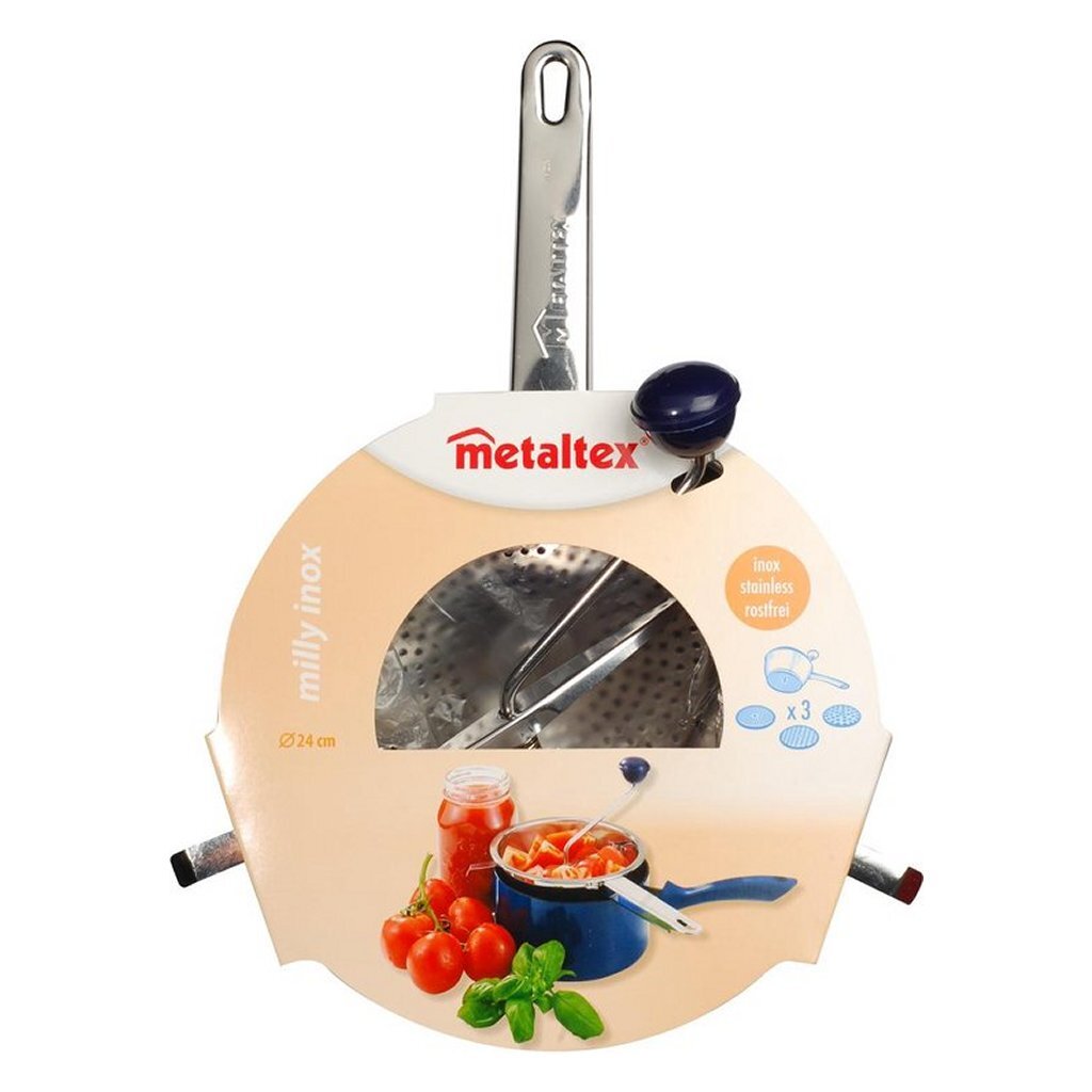 Priechodné sito Metaltex 24 cm z nehrdzavejúcej ocele