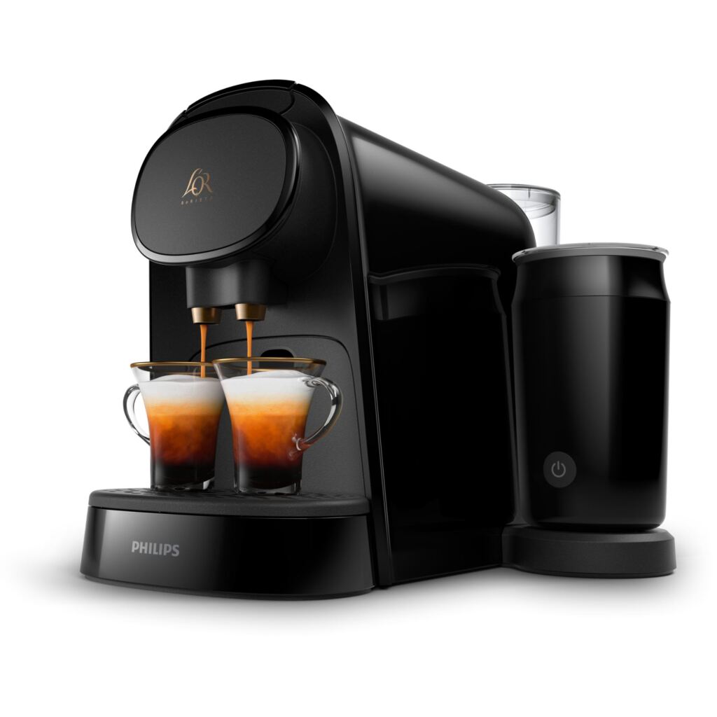 Philips L'OR BARISTA LM8014/60 kávovar s napeňovačom mlieka, čierny