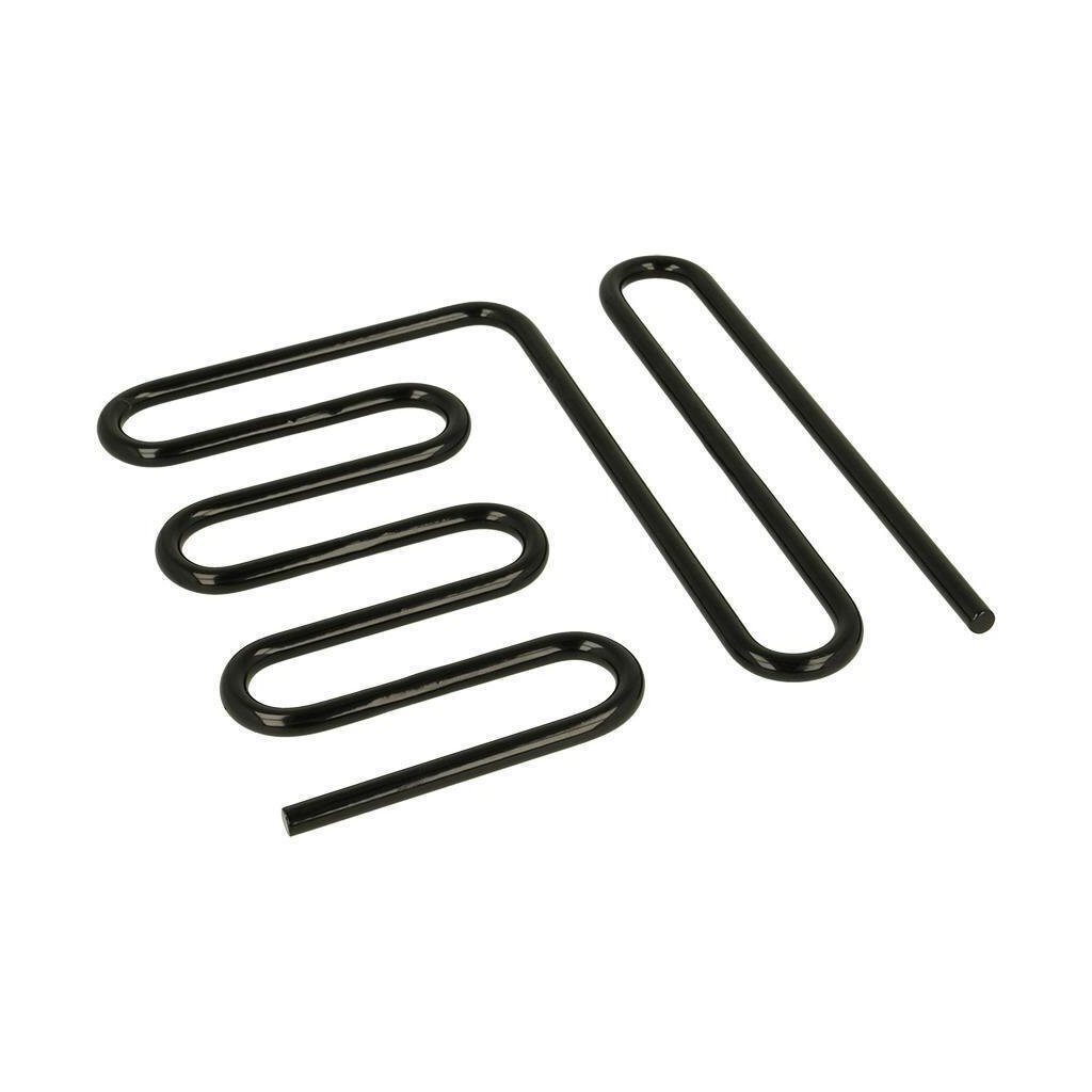 Podtácka Metaltex 16x16 cm kovová/čierna