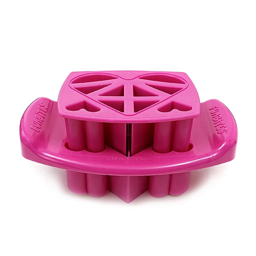 Tácka na ľad Funbites srdiečka ružová