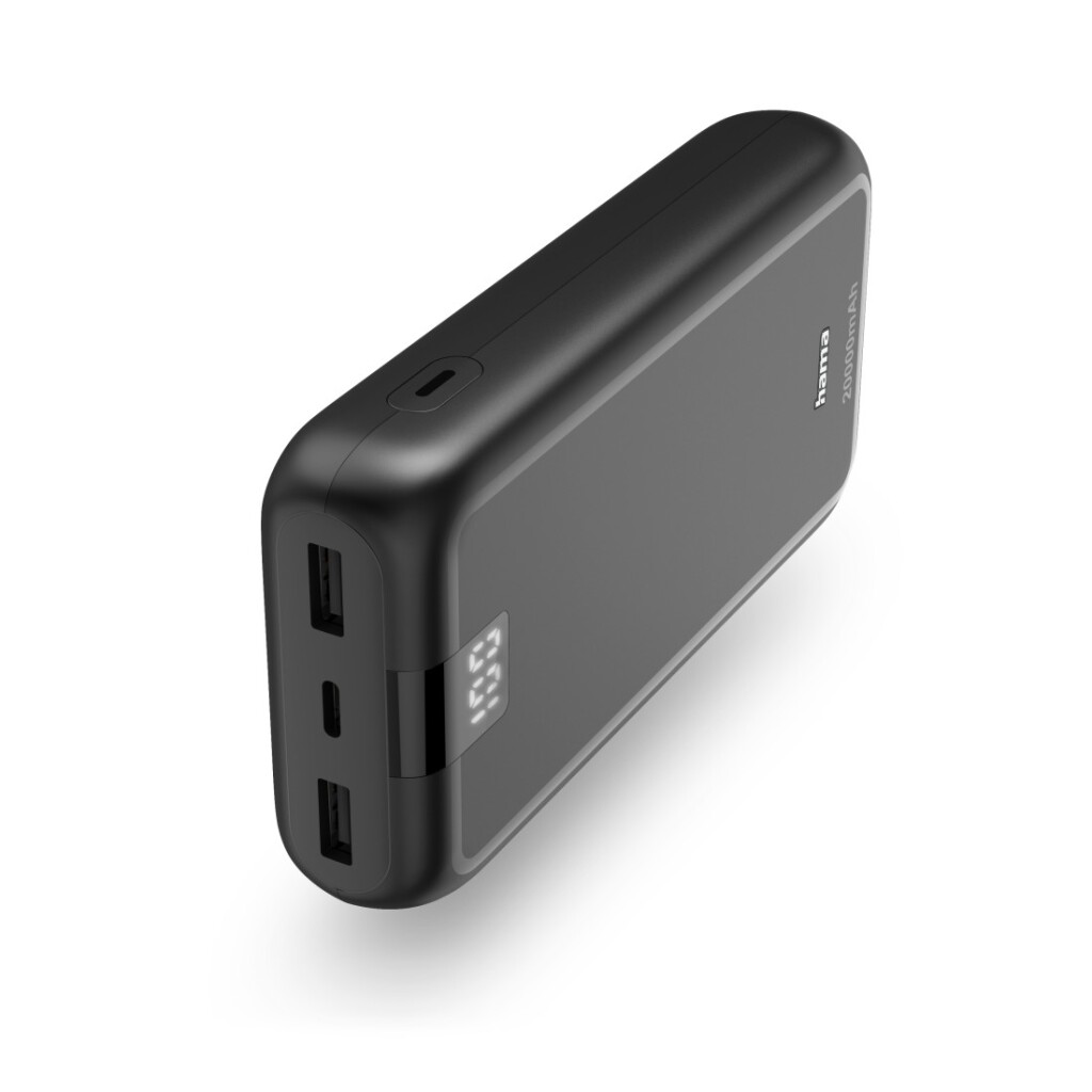 Hama Power Pack Performance 20 20000mAh, 3 výstupy: USB-C 2x USB-A Antr.