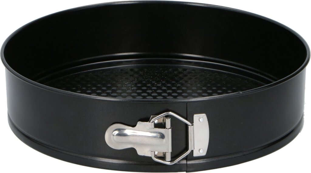 Alpina Forma na pečenie s nepriľnavým povrchom, kovová, 28 x 6,7 cm, čierna