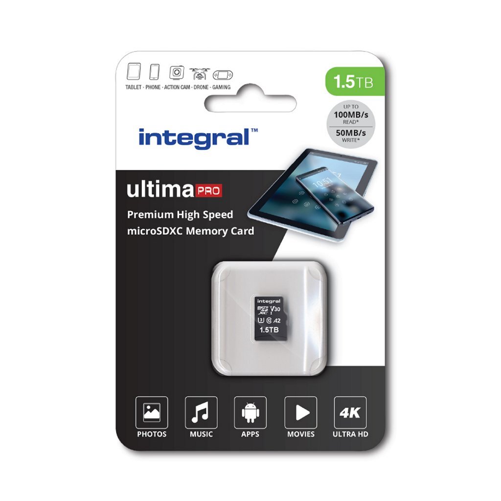 Integrovaná SDXC-Micro SD V30 UHS-I U3 1,5 TB