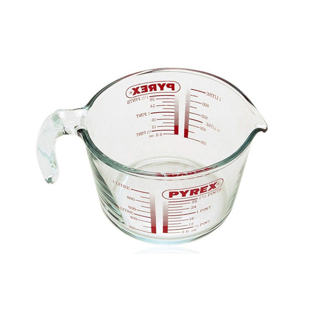Odmerka z klasického skla Pyrex Prep and Store 1 l