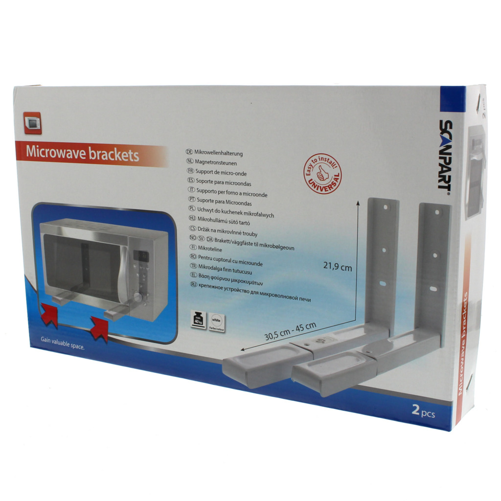 Mikrovlnné rúry Scanpart podporujú bielu farbu