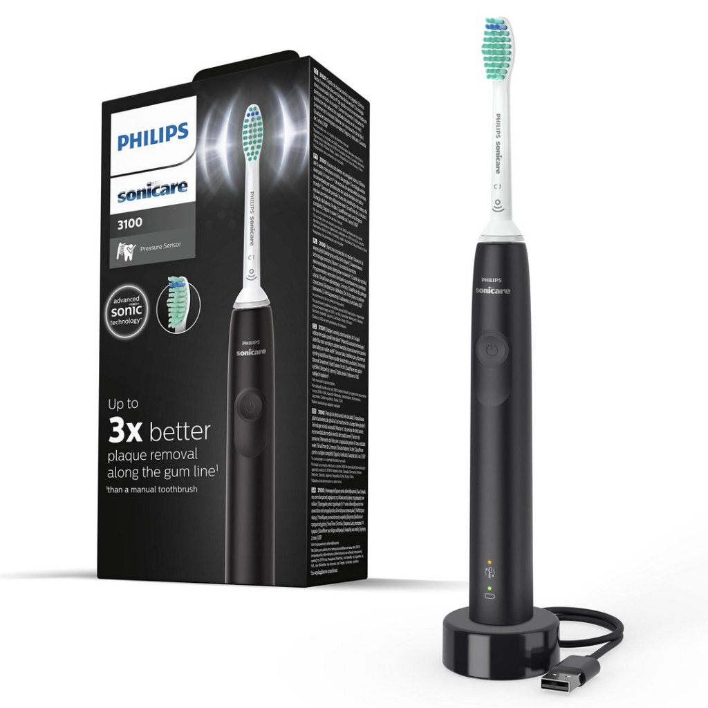 Philips HX3671/14 Sonicare 3100 Series Sonická elektrická zubná kefka Čierna