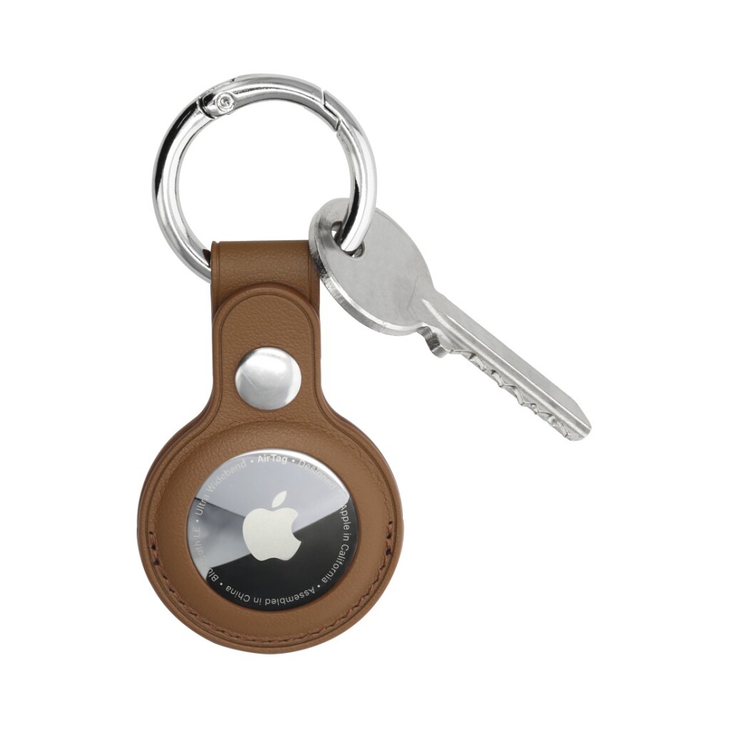 Hama chránič hrán Finest Sense pre Apple AirTag, hnedý