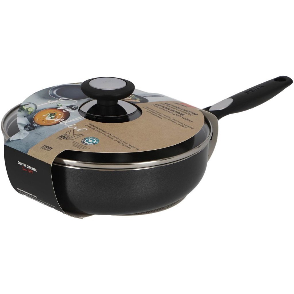 Hrniec Beka Pro Induc so sklenenou pokrievkou 24 cm čierny