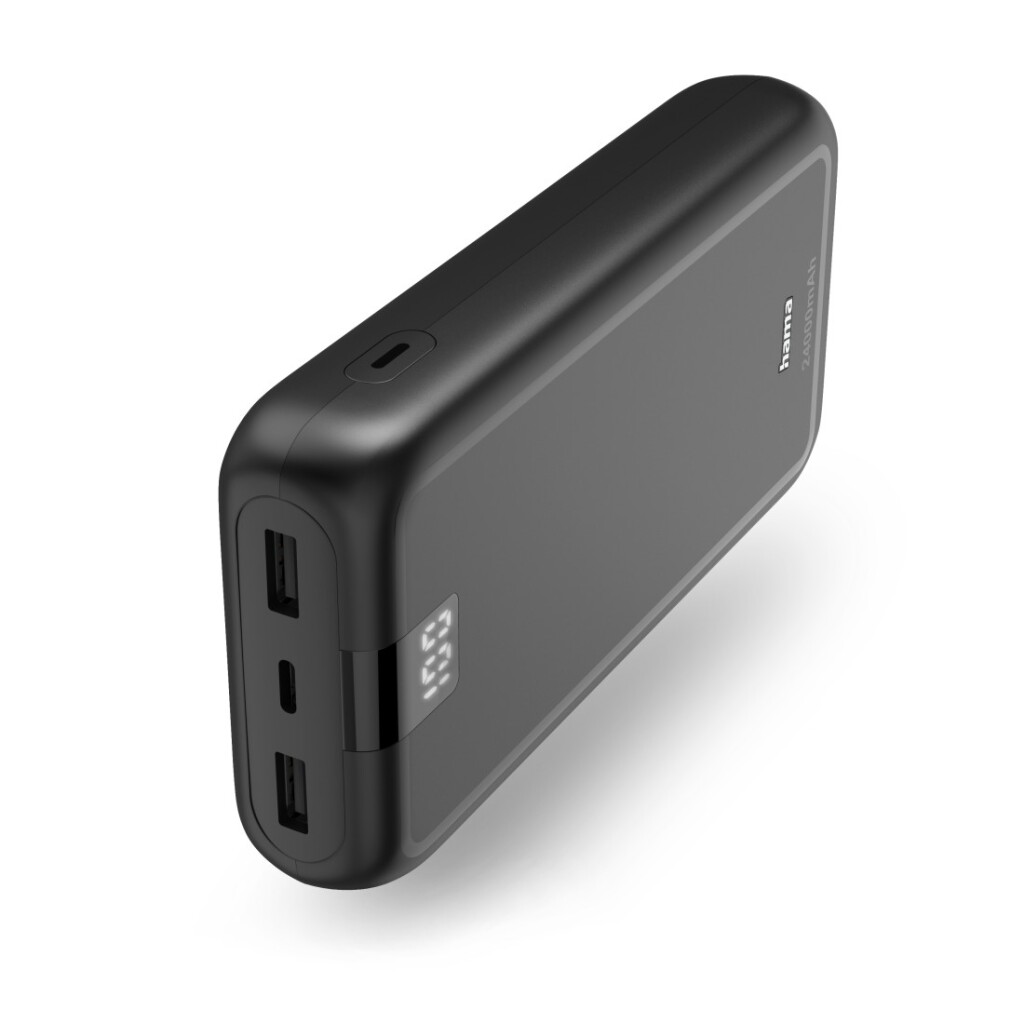 Hama Power Pack Performance 24 24000mAh, 3 výstupy: USB-C 2x USB-A Antr.