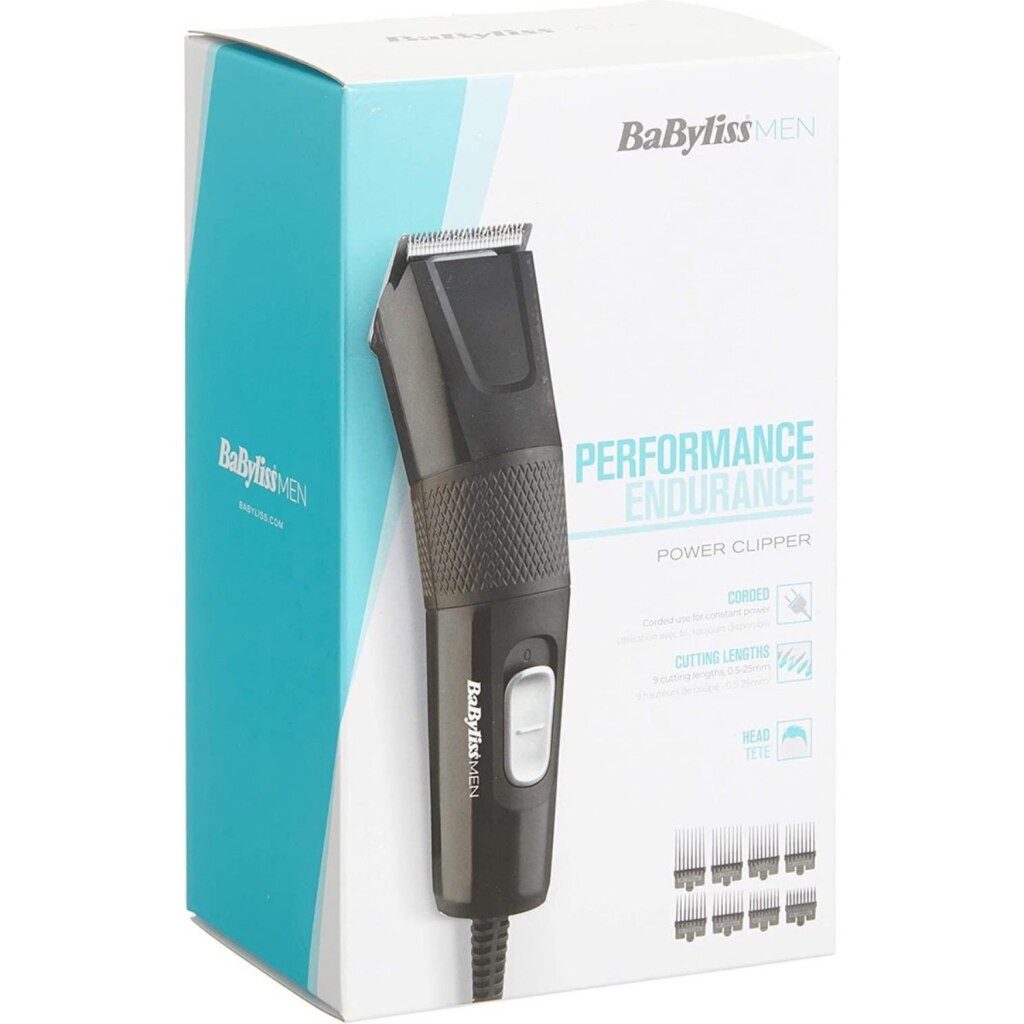 Zastrihávač vlasov Babyliss E756E Power Clipper čierny