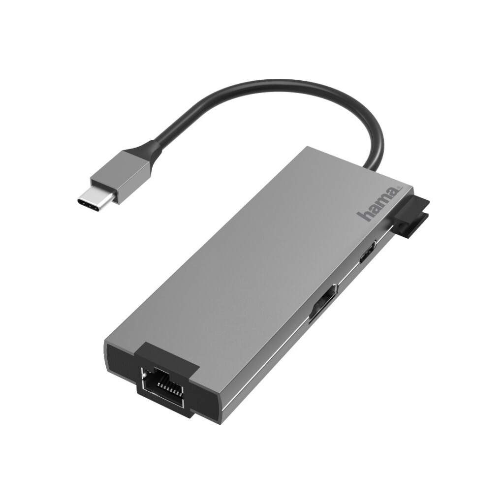 Hama USB-C Hub Multiport 5-portový 2x USB-A USB-C HDMI a LAN/Ethernet