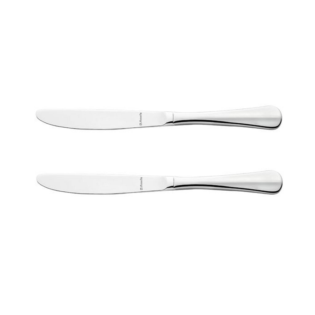 Dezertný nôž Amefa na bagety, 2 kusy, strieborný