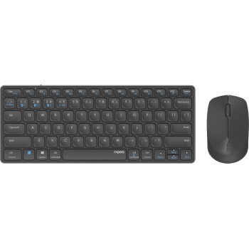 Rapoo 9600M Draadloos Multimode Blade Combo TKL Keysenb-muisset,dnk Gr QWERTY US