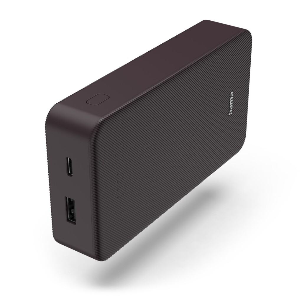 Hama Power Pack Color 20 20000mAh 2 výstupy: USB-C USB-A Plum