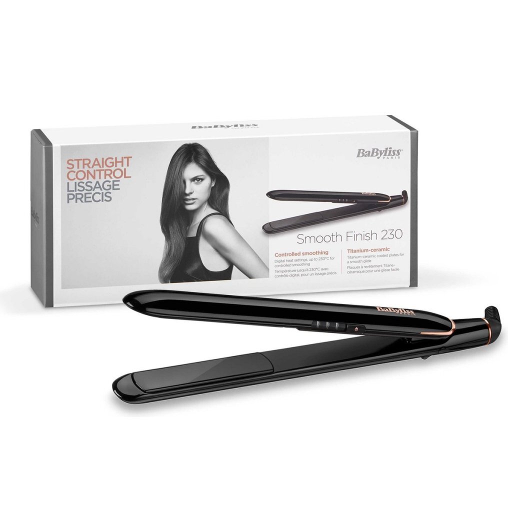 Žehlička na vlasy Babyliss Smooth Finish 230 čierna