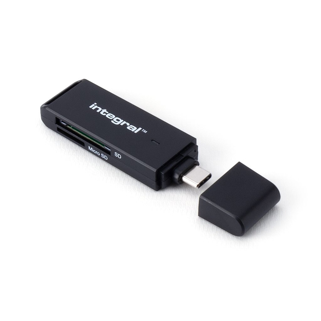 Integrovaná čítačka kariet USB C 3.0 čierna