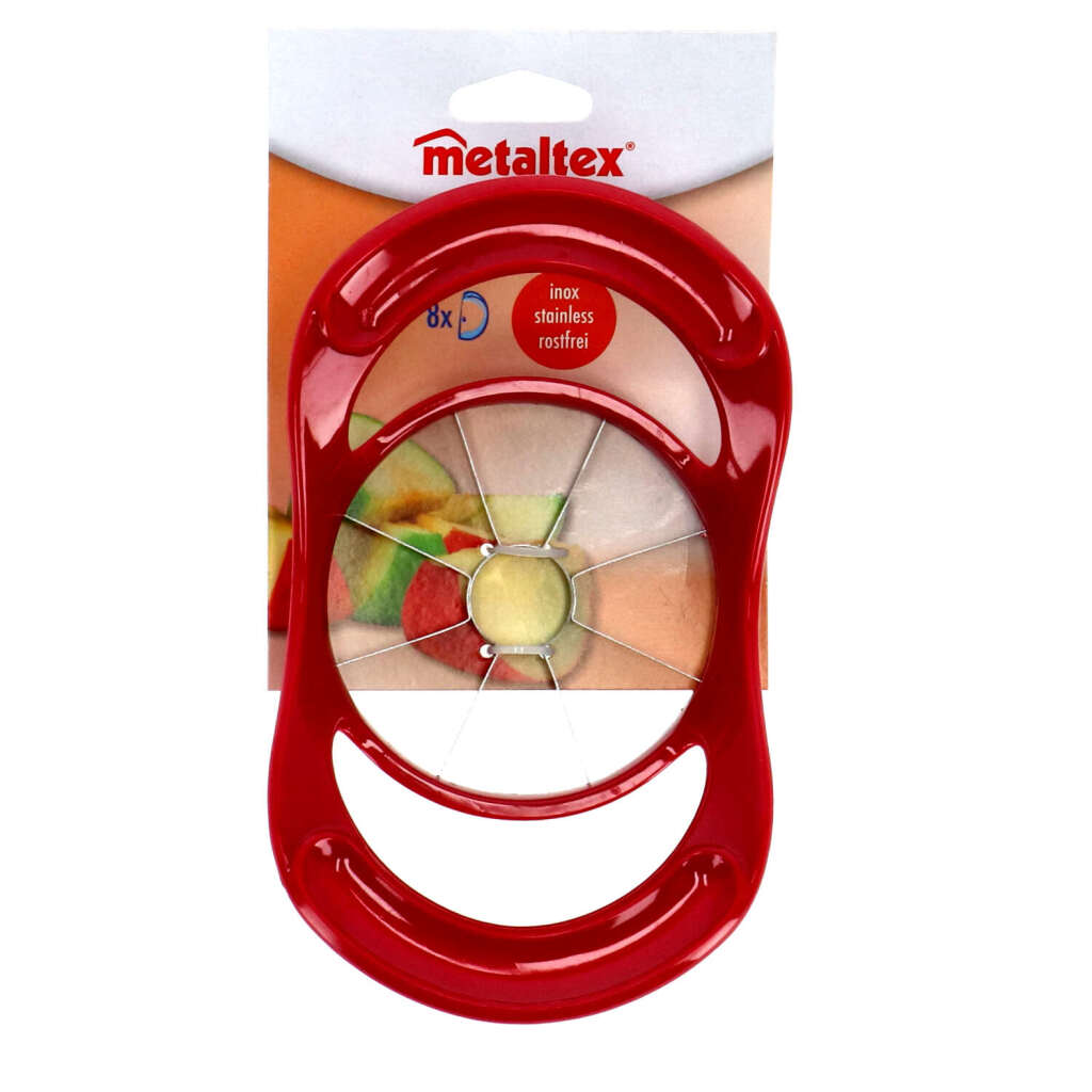 Krájač jabĺk Metaltex červený