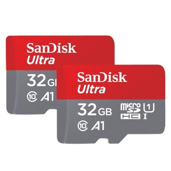 Sandisk MicroSDHC Ultra Android 32GB 120MB/s Class 10 A1 – 2 ks