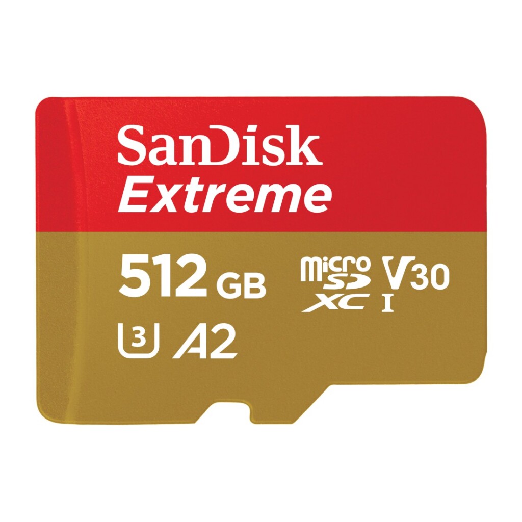 Pamäťová karta Sandisk MicroSDXC Extreme 512GB 190/130 Mb/s – A2 – V30