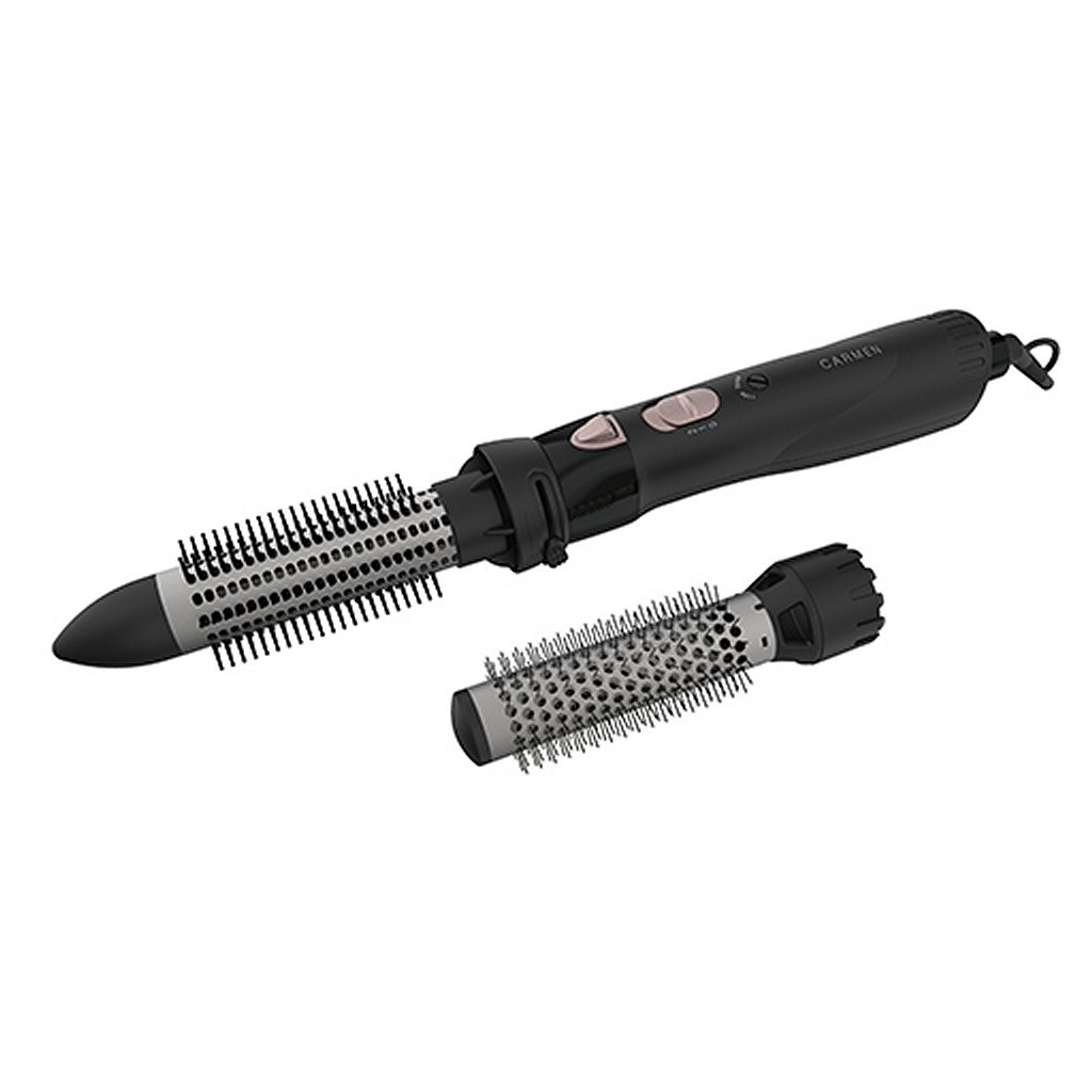 Carmen DC5250 Sada na úpravu vlasov s 2 nadstavcami 550 W Čierna